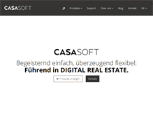 Tablet Screenshot of casasoft.ch